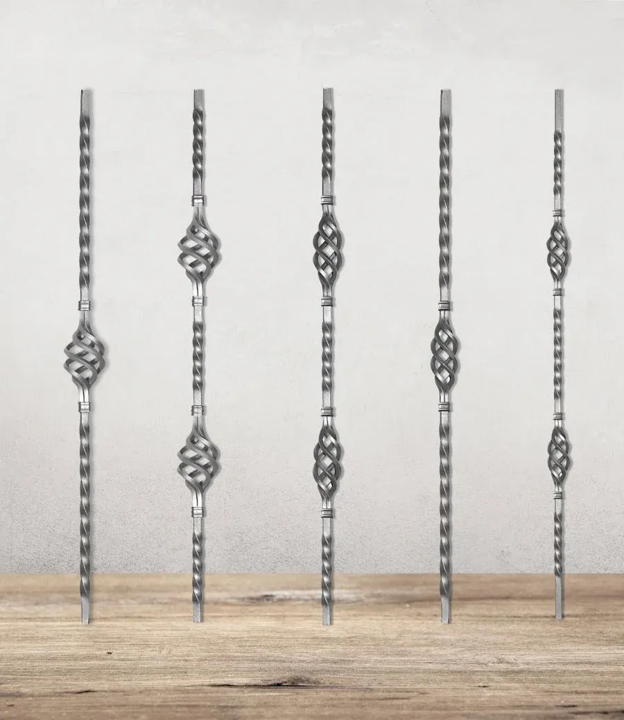 Basket Hammered Balusters